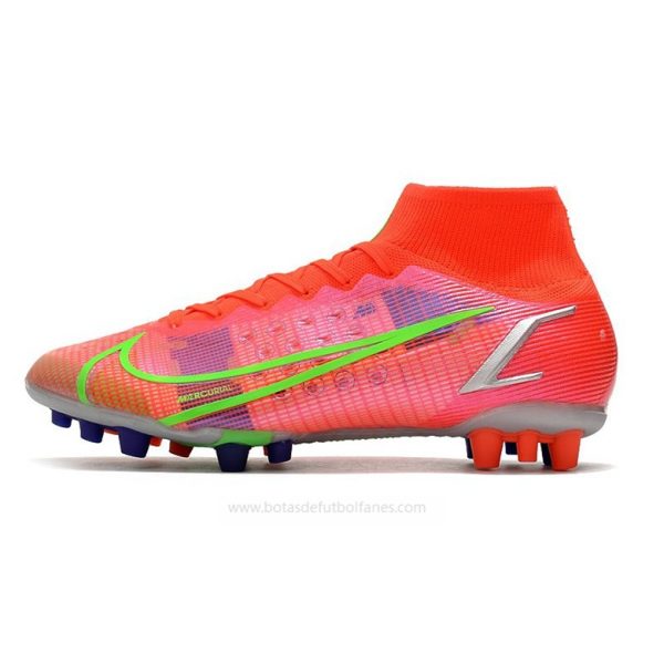 Nike Mercurial Superfly Elite AG PRO Spectrum Rojo Plata